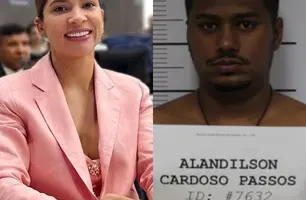 Tatiana Medeiros e Alandilson Passos. (Foto: Reprodução.)
