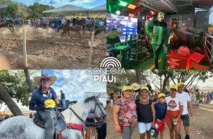 Tradicional corrida com cavalos empolga vaqueiros e moradores em Demerval Lobão (Foto: Conecta Piauí)