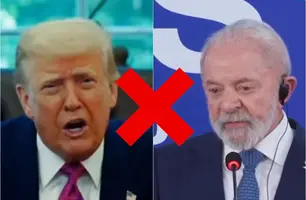 Trump impõe tarifa de 50% sobre produtos brasileiros e envia carta a Lula (Foto: Reprodução)