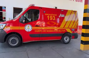 Viatura do Corpo de Bombeiros do Piauí (Foto: Kassio Cavalcante)