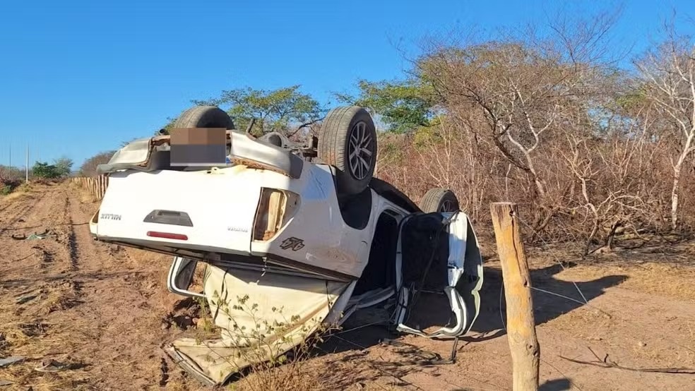 Acidente deixa um morto e quatro feridos na PI-140, entre Itaueira e Floriano