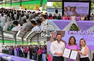 Agosto Lilás é lançado pela Secretaria das Mulheres em Teresina (Foto: James de Deus/Conecta Piauí)