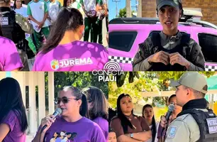 Agosto Lilás: prefeitura de Jurema faz Blitz Educativa contra violência de gênero (Foto: Reprodução)