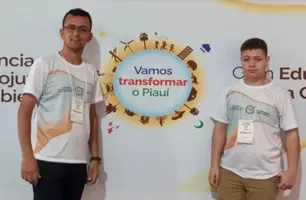 Aluno de Jurema representa o Piauí em conferência nacional sobre o meio ambiente (Foto: Reprodução)