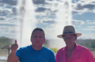 Alvorada do Gurguéia recebe nova obra de acesso ao Poço Violeto, ponto turístico da cidade (Foto: Reprodução/Redes sociais)