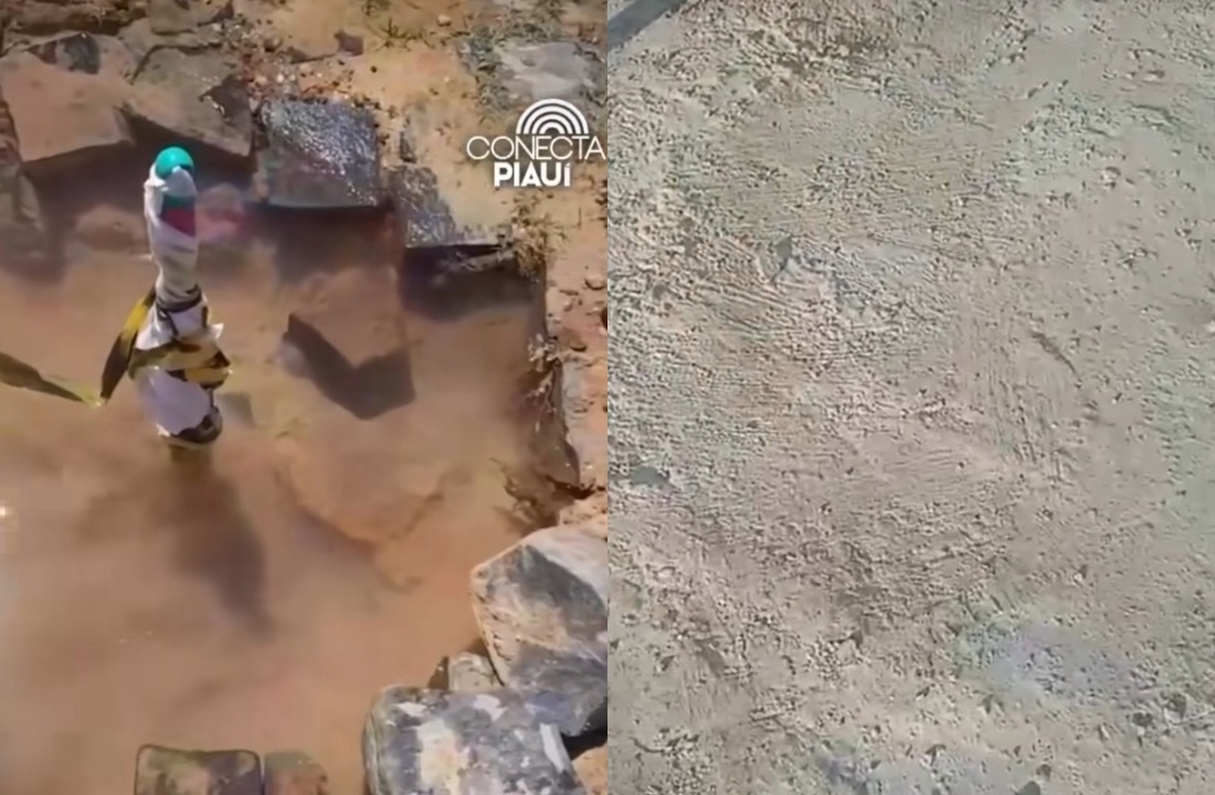 Após denunciar vazamento em bairro de Teresina, moradora tem problema resolvido