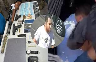 Assassino de vereadora e guarda chega em silêncio ao DHPP para depor (Foto: Conecta Piauí/Angela Carvalho)