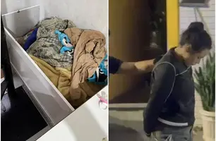 Bebê morre sufocada após ser deixada sozinha com irmã de 5 anos no Rio; mãe é presa (Foto: Reprodução/PCERJ)