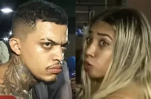 Blogueira Letícia Ellen e namorado faccionado são presos em Teresina (Foto: TV Meio)