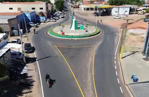 Canto do Buriti recebe mais de 27 mil m² de asfalto em obra de mobilidade urbana (Foto: Reprodução/Ascom)