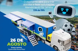 Carreta itinerante do "Brasil Antenado" atenderá população de Queimada Nova (Foto: Reprodução/Redes Sociais)