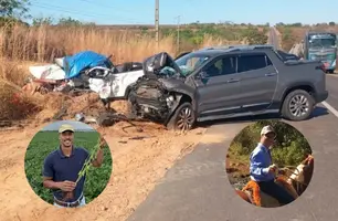 Colisão deixa dois mortos na BR-135, entre Cristino Castro e Alvorada do Gurguéia (Foto: Reprodução/Portal B1/Arquivo Pessoal)