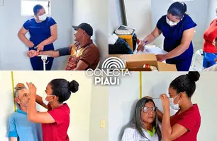 Colônia do Piauí leva ação do Hiperdia à comunidade Flor da América (Foto: Reprodução)