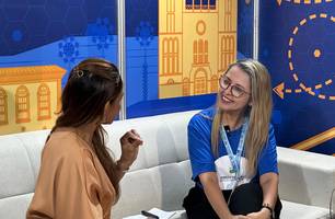 Conecta no Street Piauí: Jackeline Nobre, colaboradora do Singctur-Pi (Foto: Conecta Piauí)