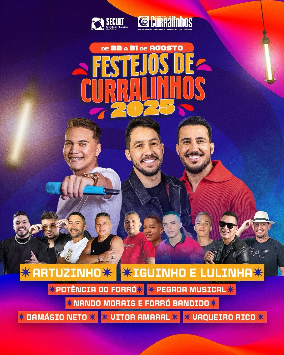 Curralinhos se prepara para os Festejos de 2025 com shows e tradições