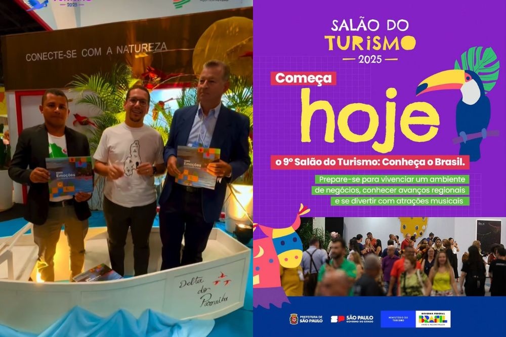 Daniel Oliveira reforça turismo do Piauí no Salão do Turismo do Brasil