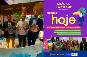 Daniel Oliveira reforça turismo do Piauí no Salão do Turismo do Brasil (Foto: Reprodução)