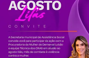 Demerval Lobão promove ação do Agosto Lilás com palestra sobre violência (Foto: Reprodução)