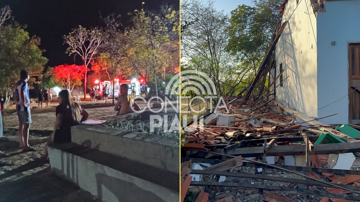 Desabamento de teto fere oito jovens durante retiro religioso em Campo Maior