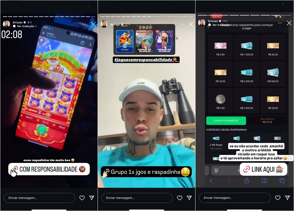 Divulgação de joguinhos