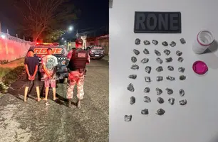 Dois adolescentes são apreendidos por tráfico de drogas em Teresina (Foto: Reprodução)