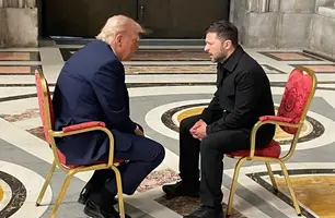 Donald Trump e Volodymyr Zelensky (Foto: Divulgação/Serviço de Imprensa da Ucrânia)