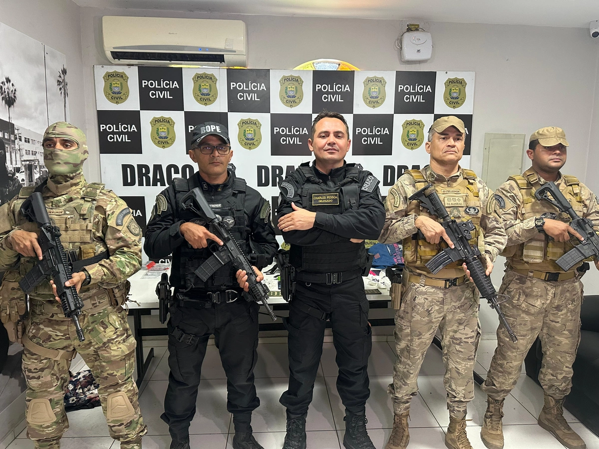 Draco deflagra operação na zona Norte de Teresina e prende sete pessoas