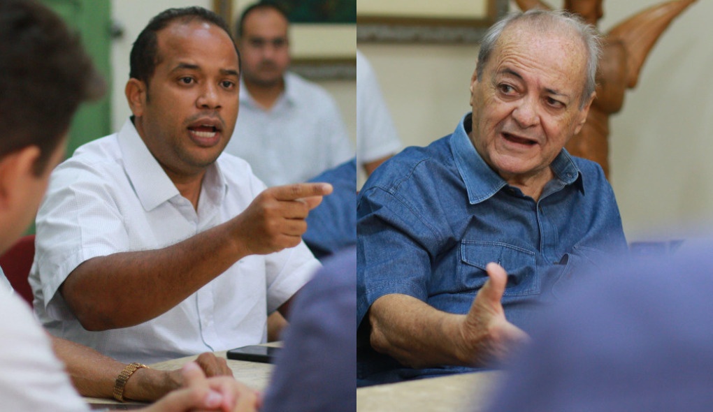 Enzo Samuel e Silvio Mendes.