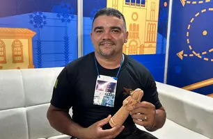 Escultor Josielton Sousa (Foto: Conecta Piauí)