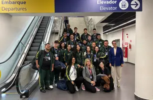Estudantes da rede estadual embarcam para intercâmbio educacional na Alemanha (Foto: Conecta Piauí)