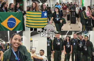 Estudantes do Piauí embarcam para intercâmbio em Lisboa (Foto: Conecta Piauí)