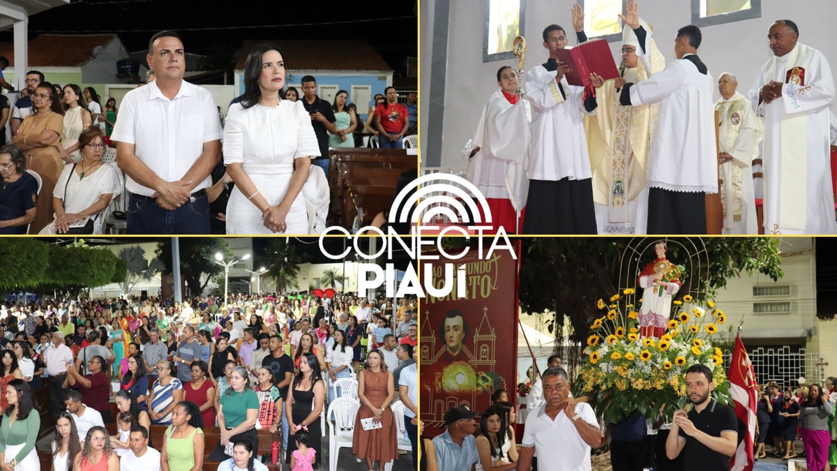 Fiéis lotam Praça da Catedral na abertura do Novenário de São Raimundo Nonato
