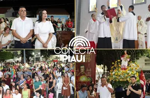 Fiéis lotam Praça da Catedral na abertura do Novenário de São Raimundo Nonato (Foto: Reprodução)