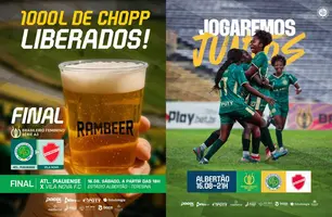 Final do Brasileirão Feminino A3 terá 1000 litros de chopp liberados no Albertão (Foto: Divulgação)