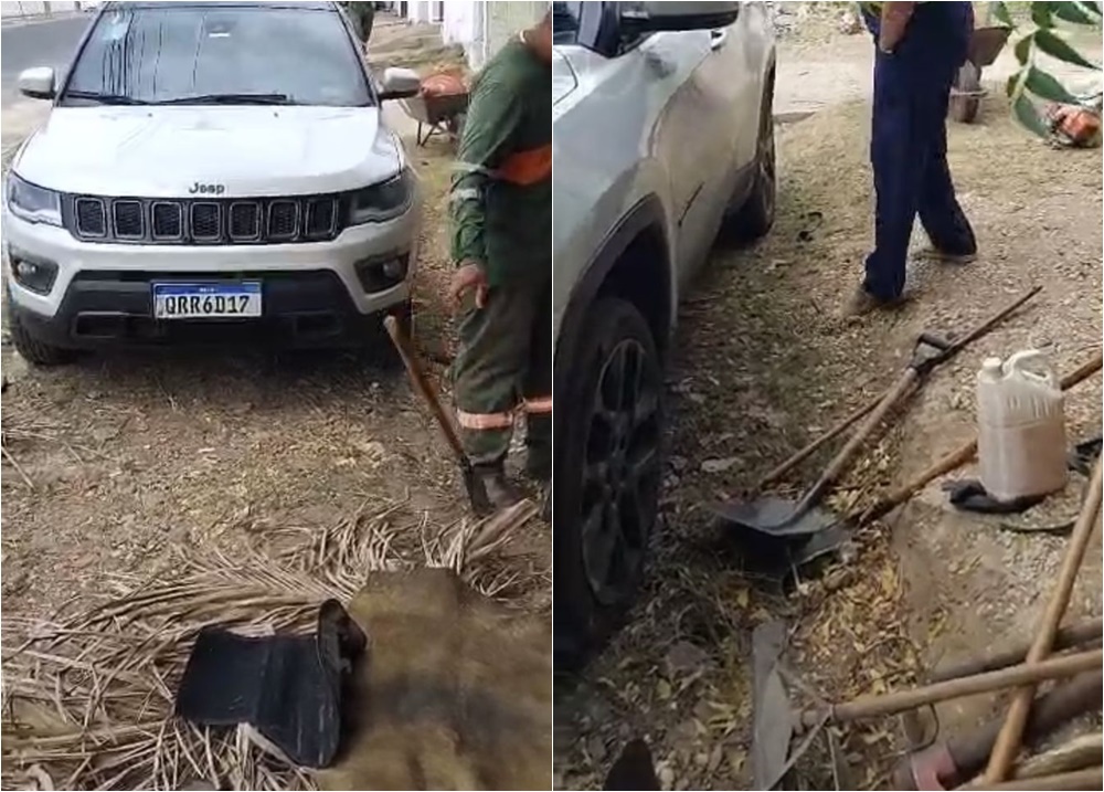 Garis afirmam que médico passou com carro por cima de ferramentas em Teresina