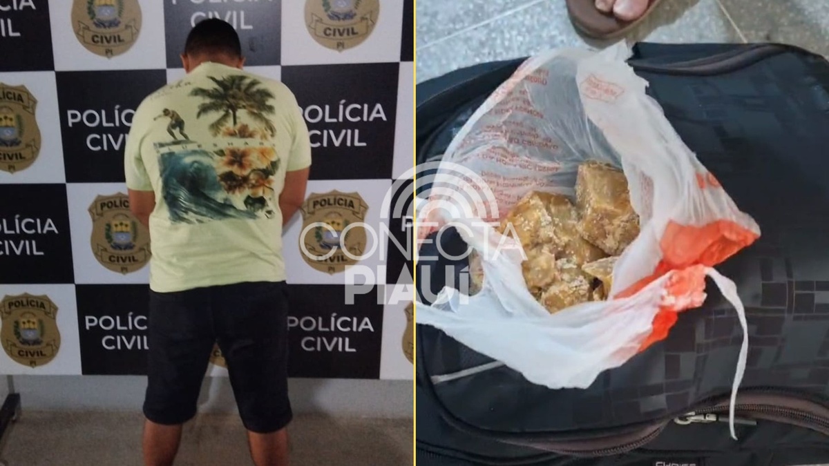 Homem é preso com crack quando tentava embarcar de Campo Maior para Teresina