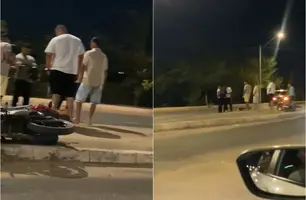 Homem fica gravemente ferido em mais um acidente na ‘Avenida da Morte’ de Teresina (Foto: Reprodução)