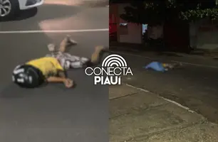 Homem morre em praça após ser baleado e abandonado por comparsa em Teresina (Foto: Conecta Piauí)