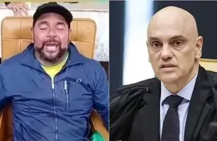 Homem que sentou na cadeira de Alexandre de Moraes pega 17 anos de prisão (Foto: Reprodução)