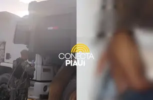 Homem tem a cabeça esmagada entre duas caçambas no interior do Piauí (Foto: Reprodução)