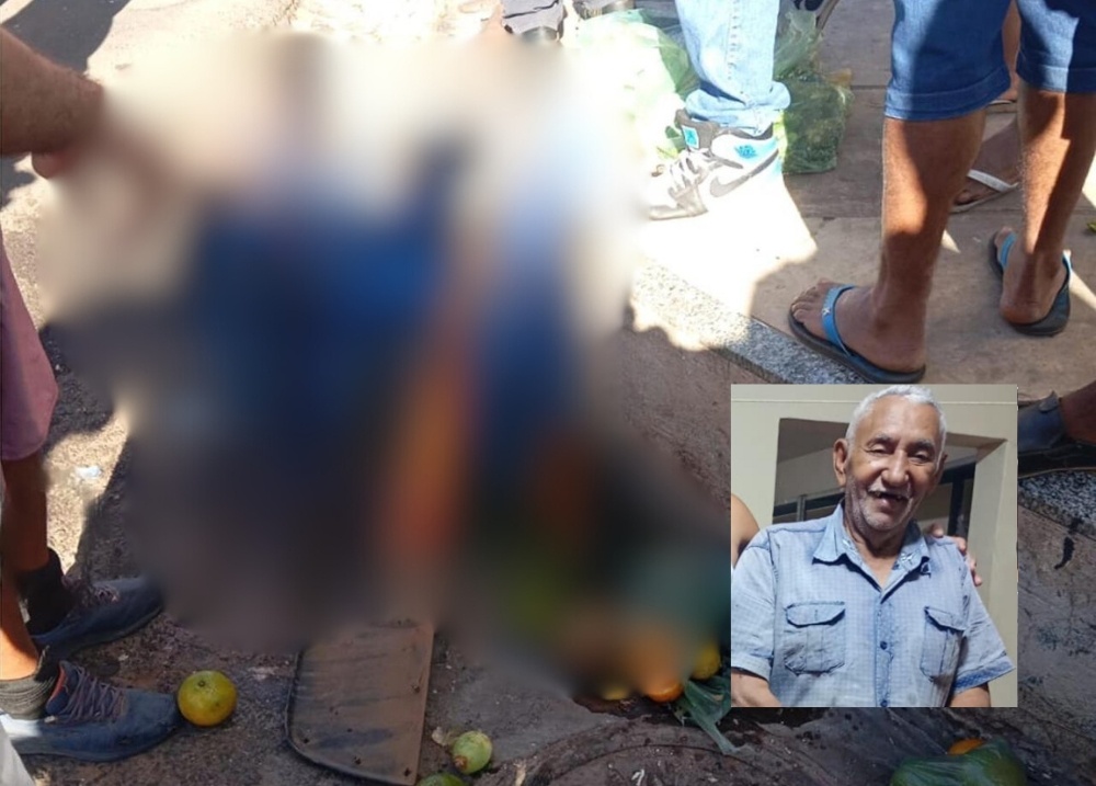 Idoso morre atropelado por caminhonete no centro de Picos