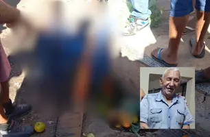 Idoso morre atropelado por caminhonete no centro de Picos (Foto: Reprodução)