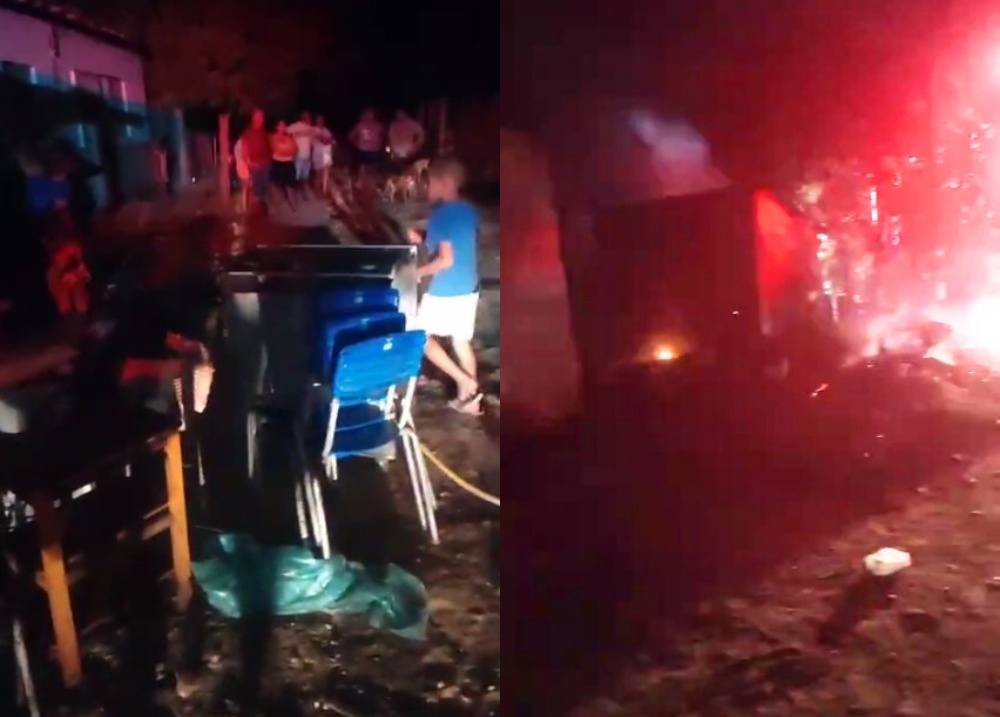 Incêndio atinge duas casas e deixa moradores no prejuízo na zona Norte de Teresina