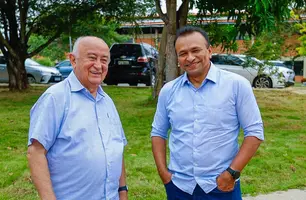 Júlio César e Fábio Abreu. (Foto: Foto: Reprodução.)