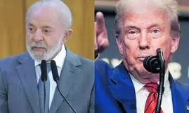 Lula convida Donald Trump para COP30 em Belém (Foto: Lula - Foto: Fabio Rodrigues-Pozzebom/ Agência Brasil; Trump - Foto: Alex Brandon/AP)