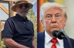 Lula planta uva e manda recado bem-humorado a Trump: ‘plantando comida e não ódio’ (Foto: Reprodução)