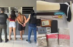 Marcelo 'Pernetta' já teve prótese apreendida após confronto com a PM em Teresina (Foto: Divulgação/PMPI/DENARC)