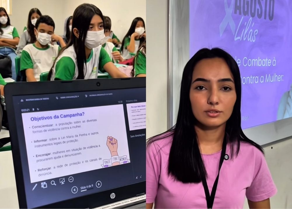 Massapê do PI realiza palestras do Agosto Lilás contra a violência à mulher