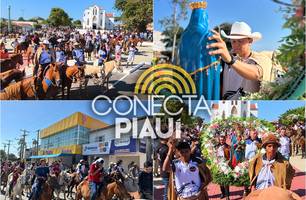 Mega Cavalgada dos Festejos de Água Branca reúne grande público e shows (Foto: Conecta Piauí) Mega Cavalgada dos Festejos de Água Branca reúne grande público e shows (Foto: Conecta Piauí)