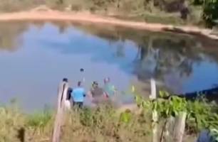 Mistério: Pai e filho são encontrados mortos em lagoa em Senador Alexandre Costa (Foto: Reprodução)